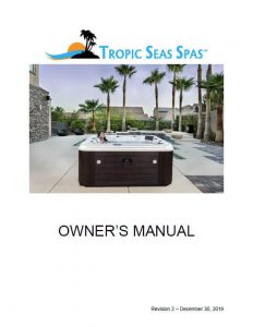 Tropic Seas Spas Owner's Manual