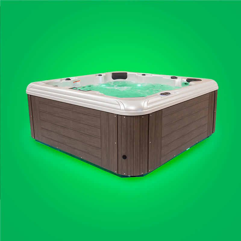 Tropic Seas Spas: Pacific Aqua Glow LED | Green